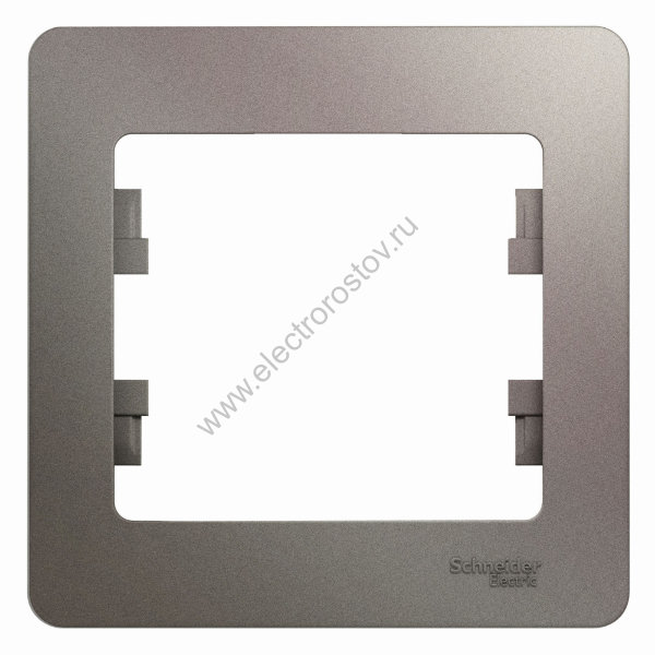 Glossa Платина Рамка 1-ая Schneider Electric