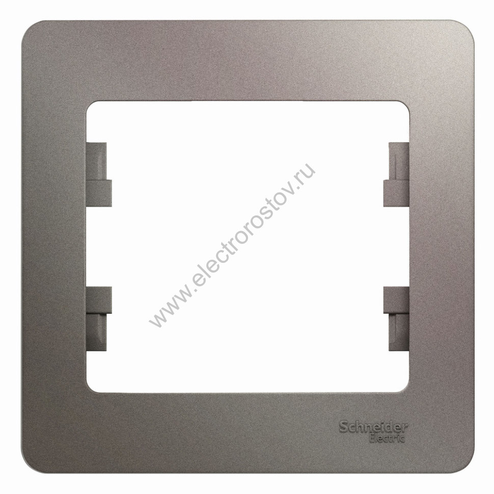 Glossa Платина Рамка 1-ая Schneider Electric