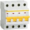 IEK KARAT Автоматический выключатель ВА47-29 4Р 10А 4,5кА х-ка С
