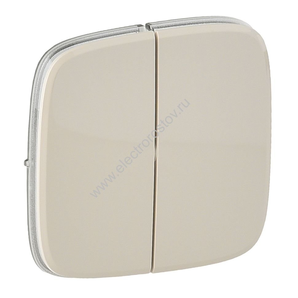 Valena Allure Слоновая кость Лицевая панель Выключатель 2-клавишный Legrand