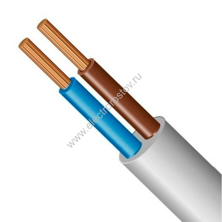 Провод ПВС 2х1 ГОСТ Калужский кабельный завод