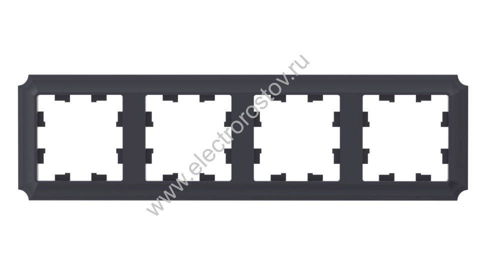 Systeme Electric AtlasDesign Antique Карбон Рамка 4-ая, универсальная