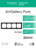 Systeme Electric ArtGallery Pure Матовое органическое стекло Черный Рамка 4-ая