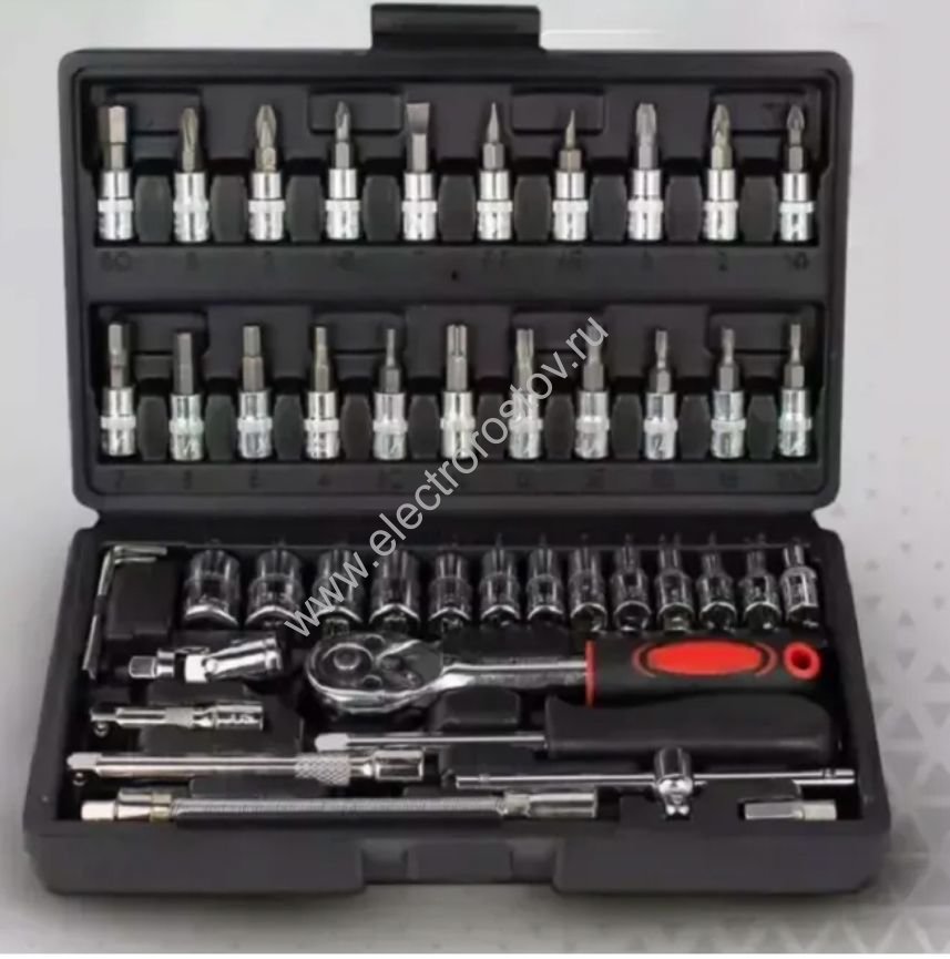 Набор инструмента 1/4" 46 предметов