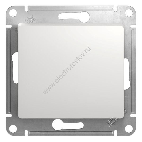 Glossa Белый Переключатель перекрестный 1-клавишный Schneider Electric
