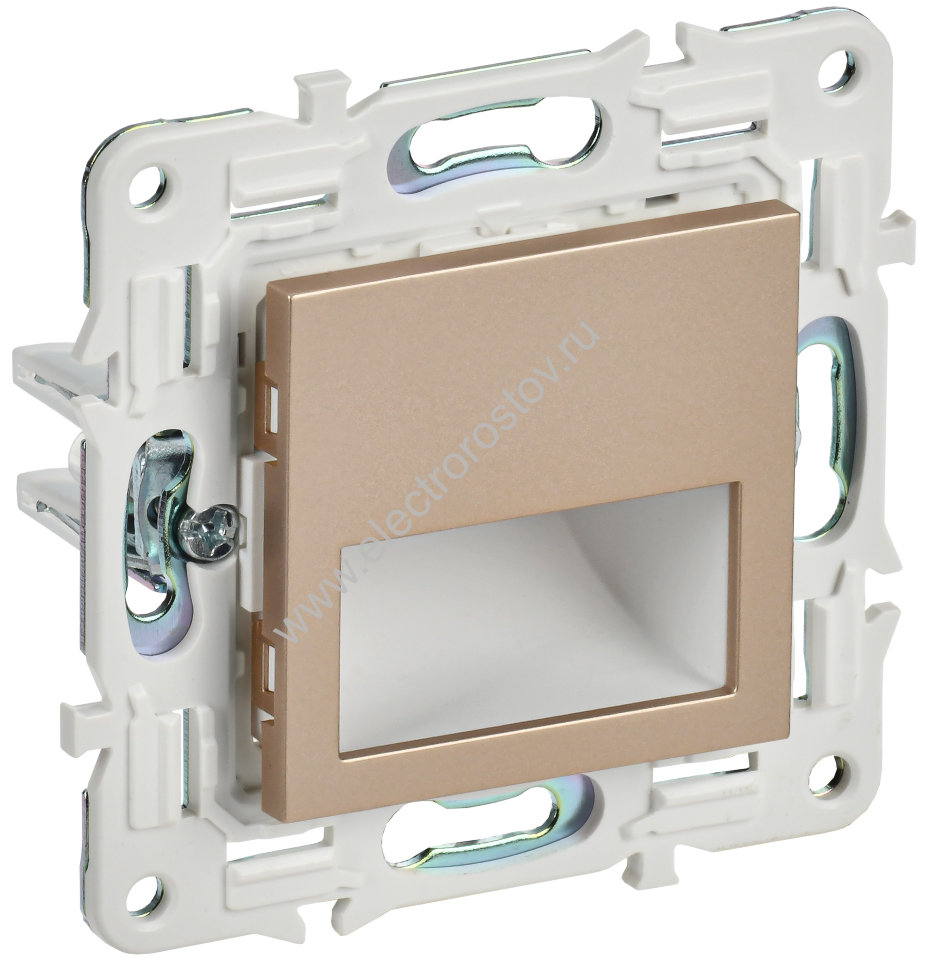 IEK SKANDY Песочный Подсветка LED встраиваемая SK-L01Sa