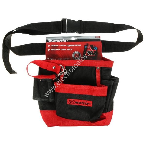 Сумка-пояс монтажника 7 карманов Matrix