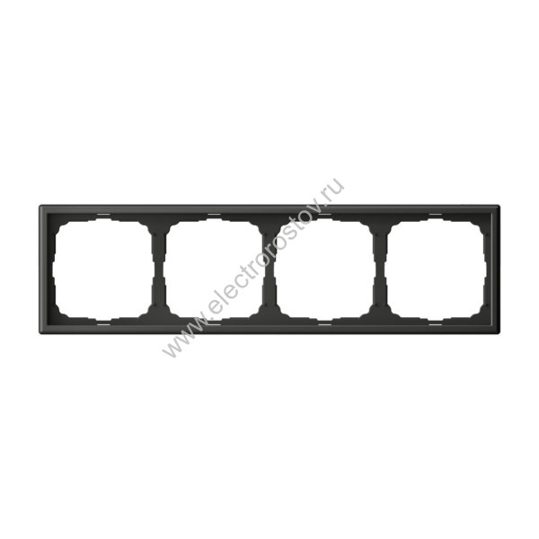 Systeme Electric ArtGallery Базальт Рамка 4-ая, универсальная