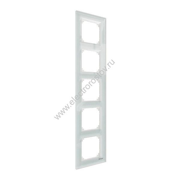 Schneider Electric Merten SM M-Elegance Стекло Белый Кристалл Рамка 5-ая