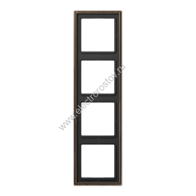 LS 990 Античная латунь Рамка 4-ая JUNG