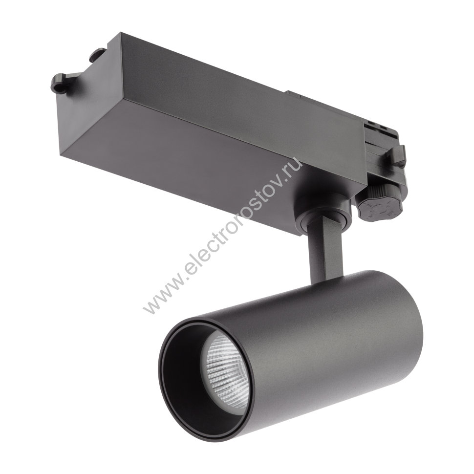 ЭРА Трековый светильник трёхфазный SТR-30-36-30K-B20 узкий луч 3000K черный