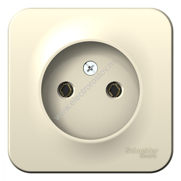 Blanca наруж Молочный Розетка б/з без шторок 16А, 250В, изолир. пластина Schneider Electric