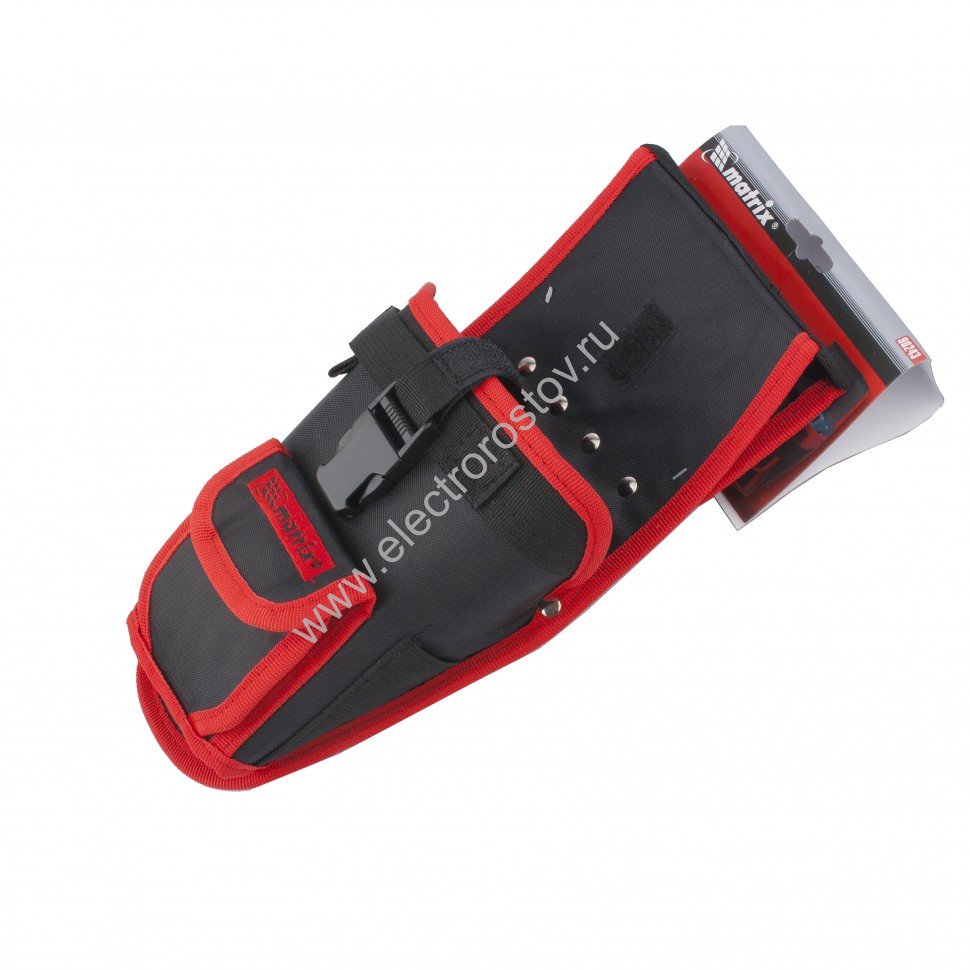 Сумка-пояс монтажника для шуруповерта с карманом Matrix