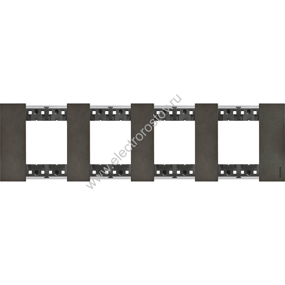 Living now Космос Рамка немецкий стандарт 4 поста (2+2+2+2 мод) Bticino