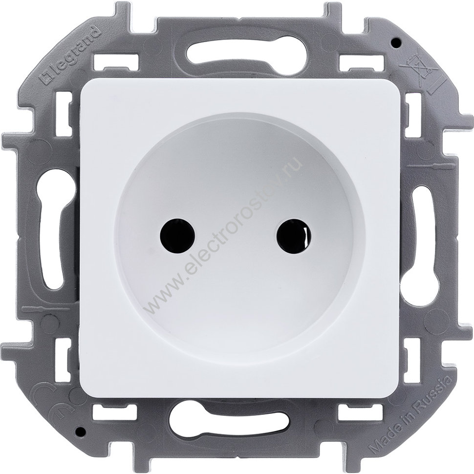 INSPIRIA Белый Розетка без заземления Legrand