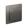 Systeme Electric AtlasDesign Air Сталь/дымчатый черный Рамка 1-ая